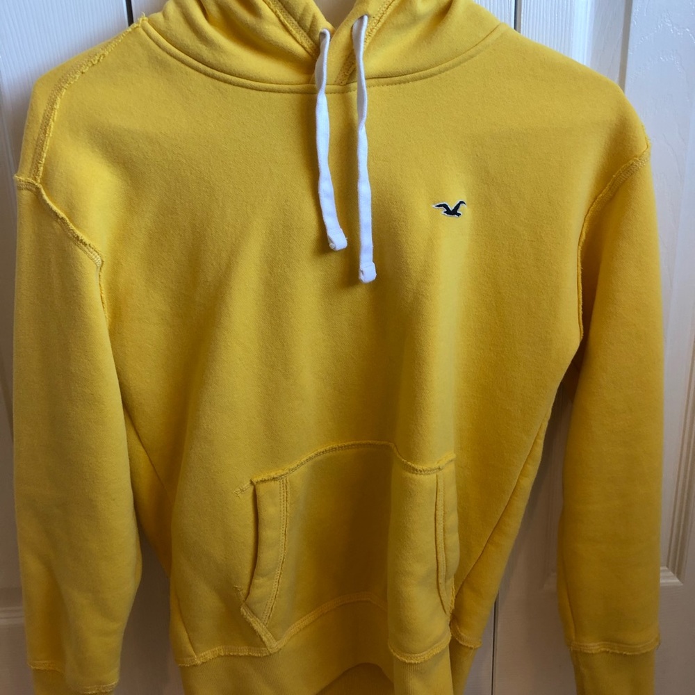 Yellow Hollister hoodie Sweatshirt